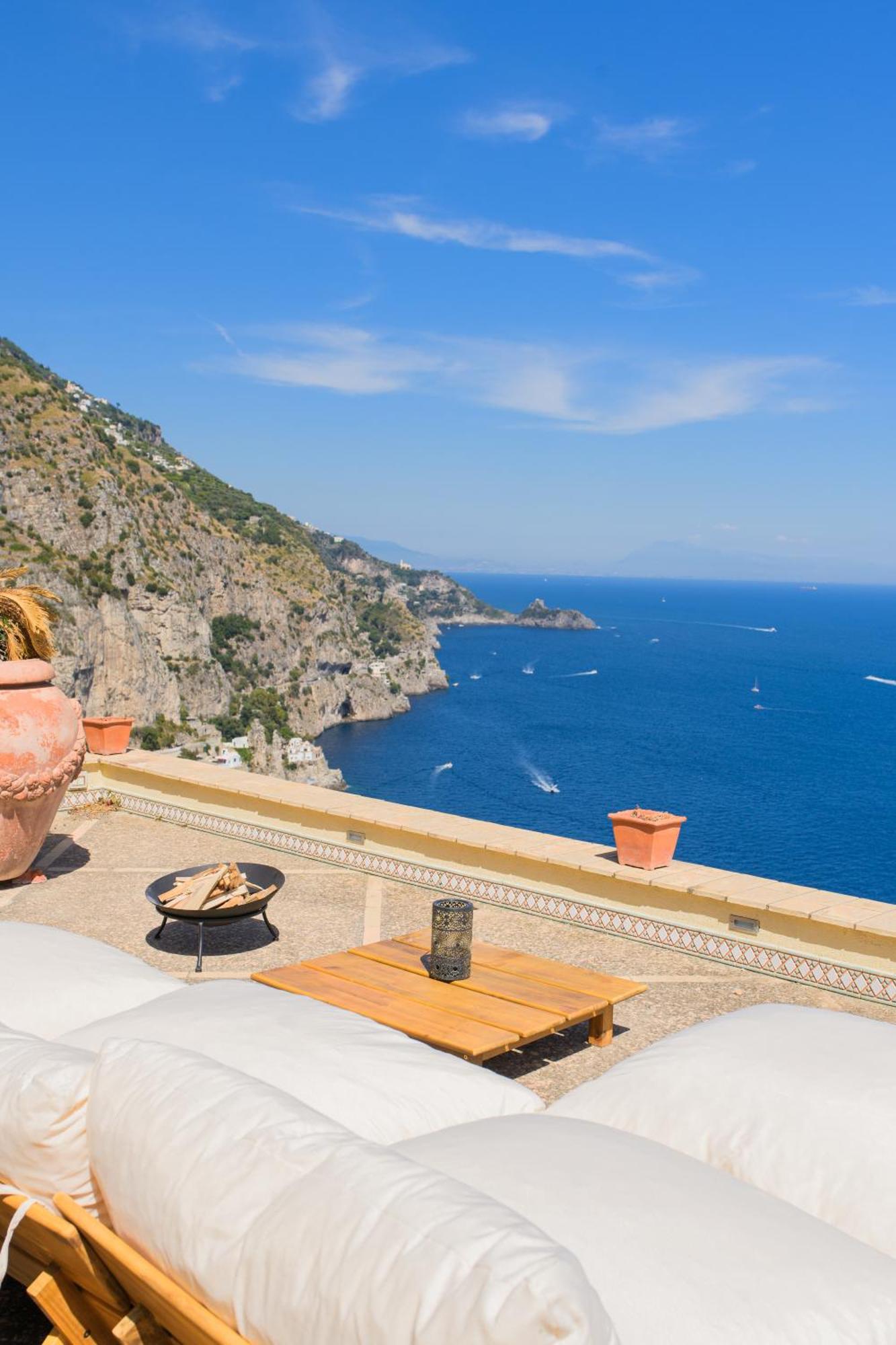 Villa Cristina -No Steps-Amalfi Coast Views -Hot Tube Praiano Εξωτερικό φωτογραφία