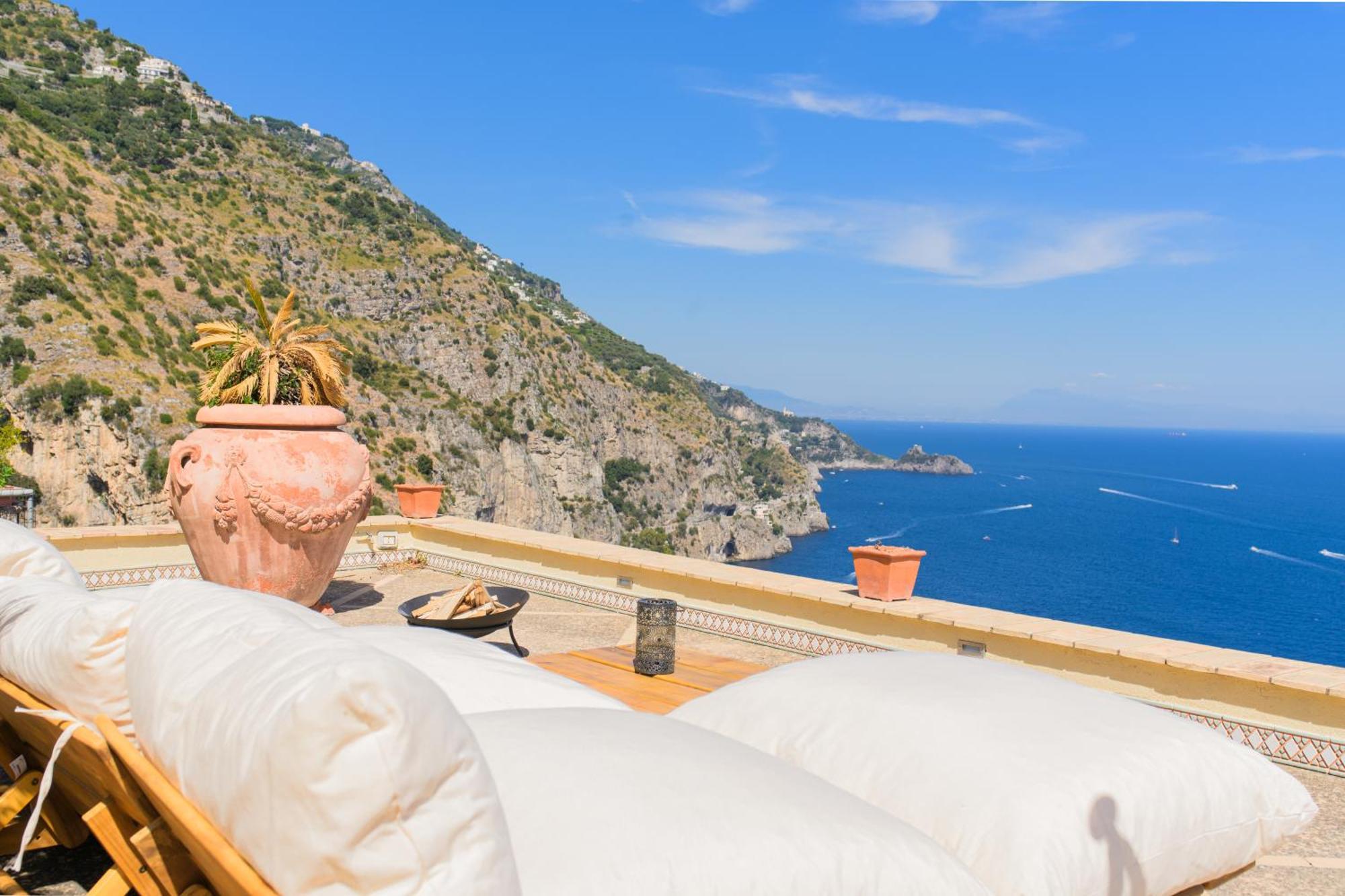 Villa Cristina -No Steps-Amalfi Coast Views -Hot Tube Praiano Εξωτερικό φωτογραφία